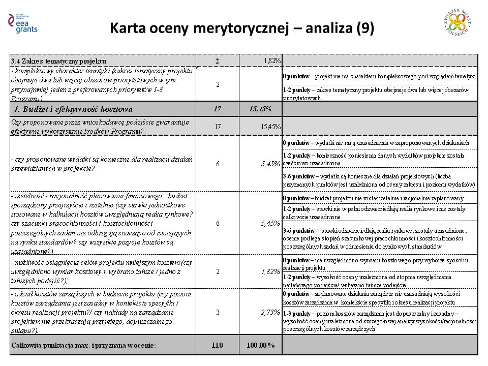 Karta oceny merytorycznej – analiza (9)