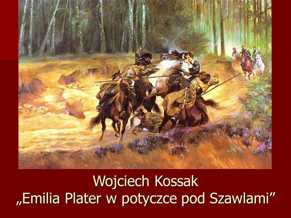 Wojciech Kossak „Emilia Plater w potyczce pod Szawlami