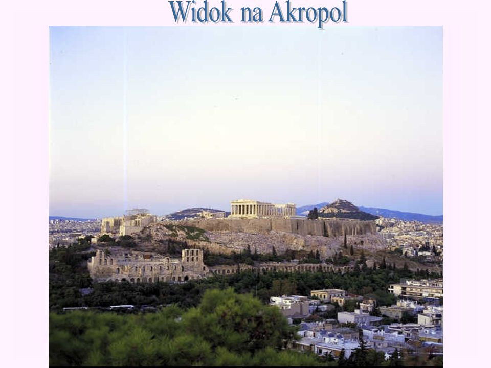 Widok na Akropol