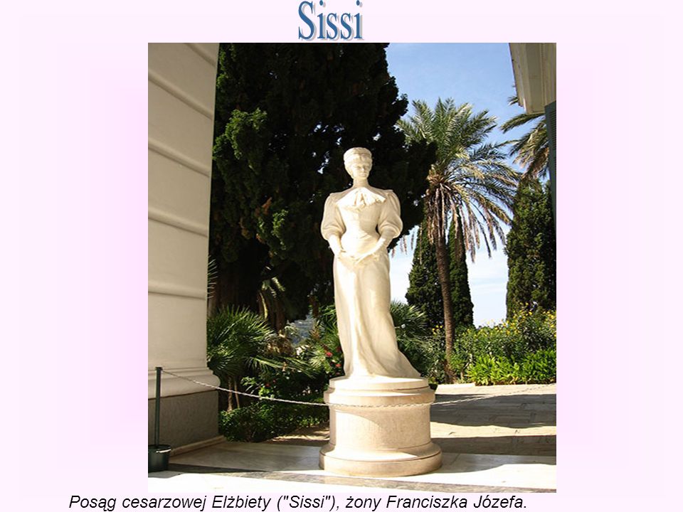 Sissi Posąg cesarzowej Elżbiety ( Sissi ), żony Franciszka Józefa.