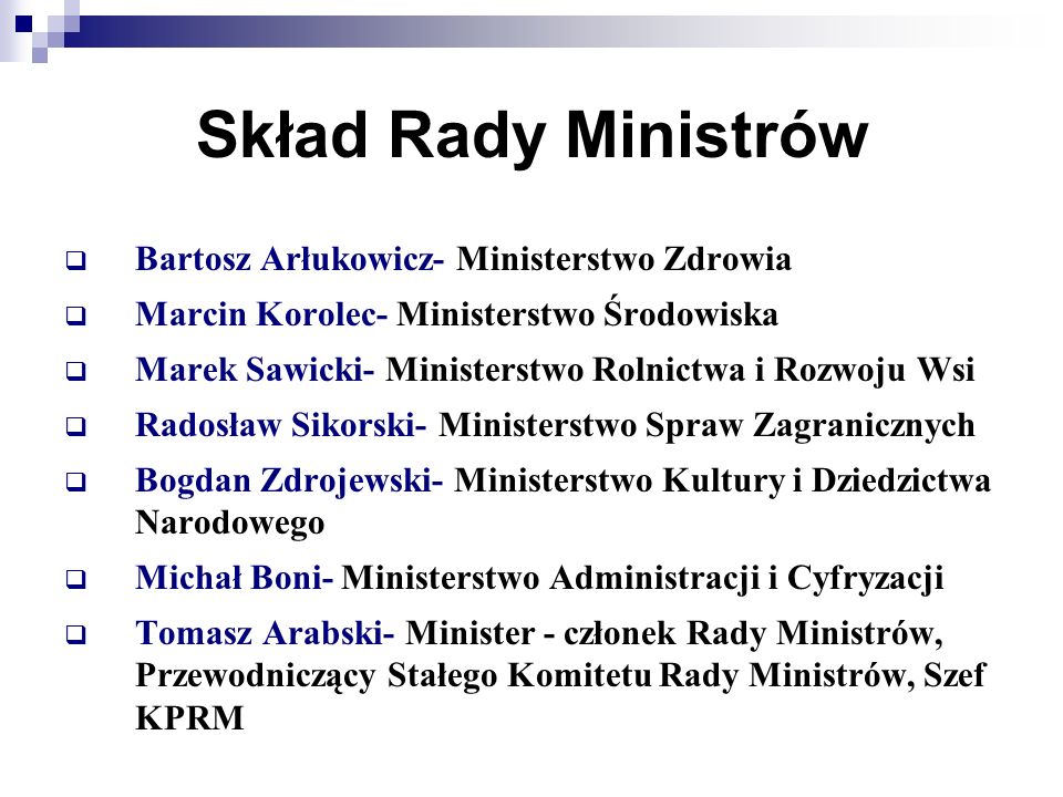 Skład Rady Ministrów Bartosz Arłukowicz- Ministerstwo Zdrowia