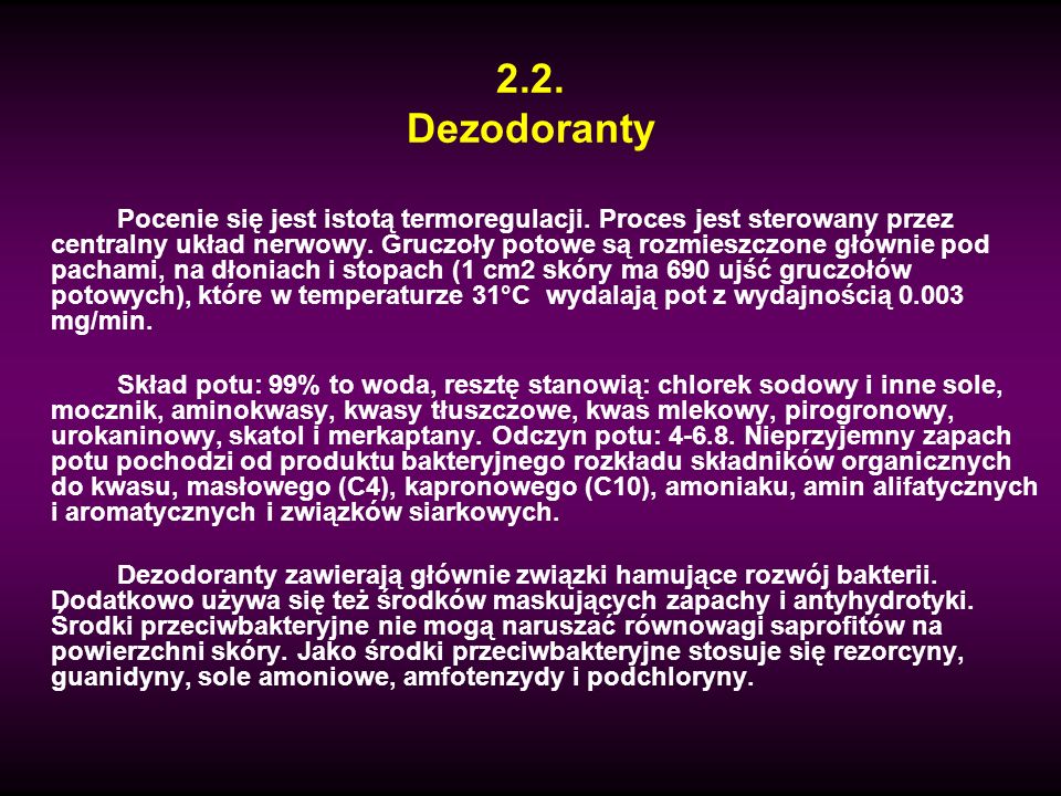 2.2. Dezodoranty.