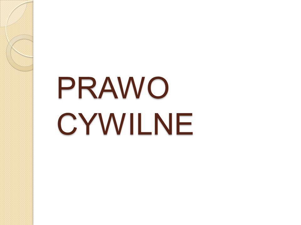 PRAWO CYWILNE