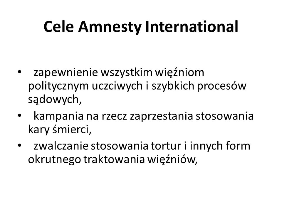 Cele Amnesty International