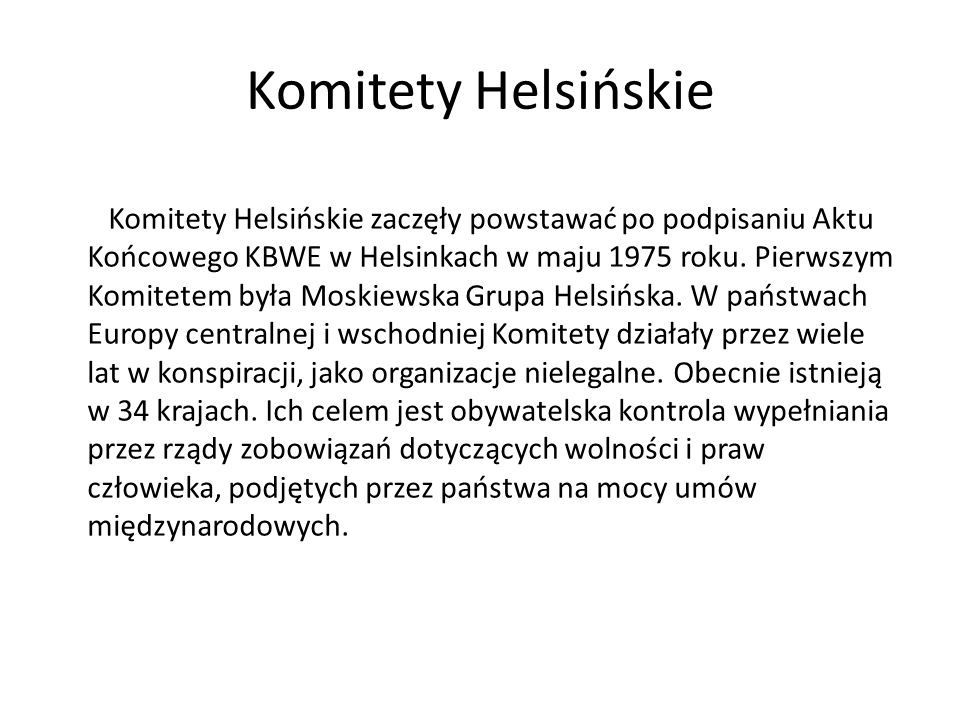 Komitety Helsińskie