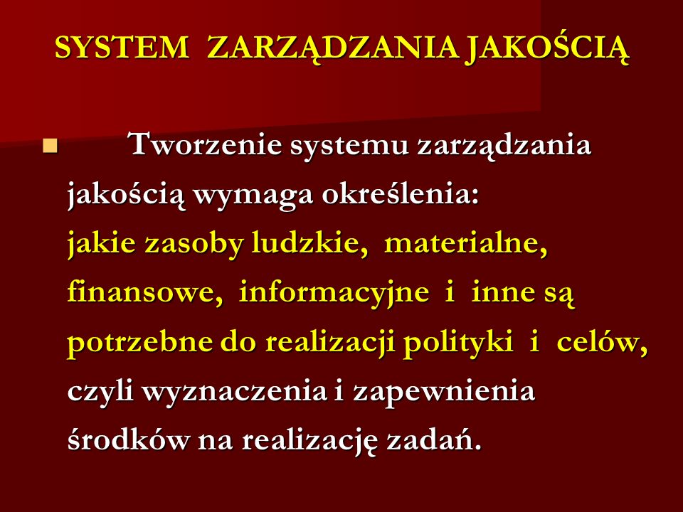 Zagadnienia Certyfikacja; Akredytacja; Systemy Zarządzania Jakością ...