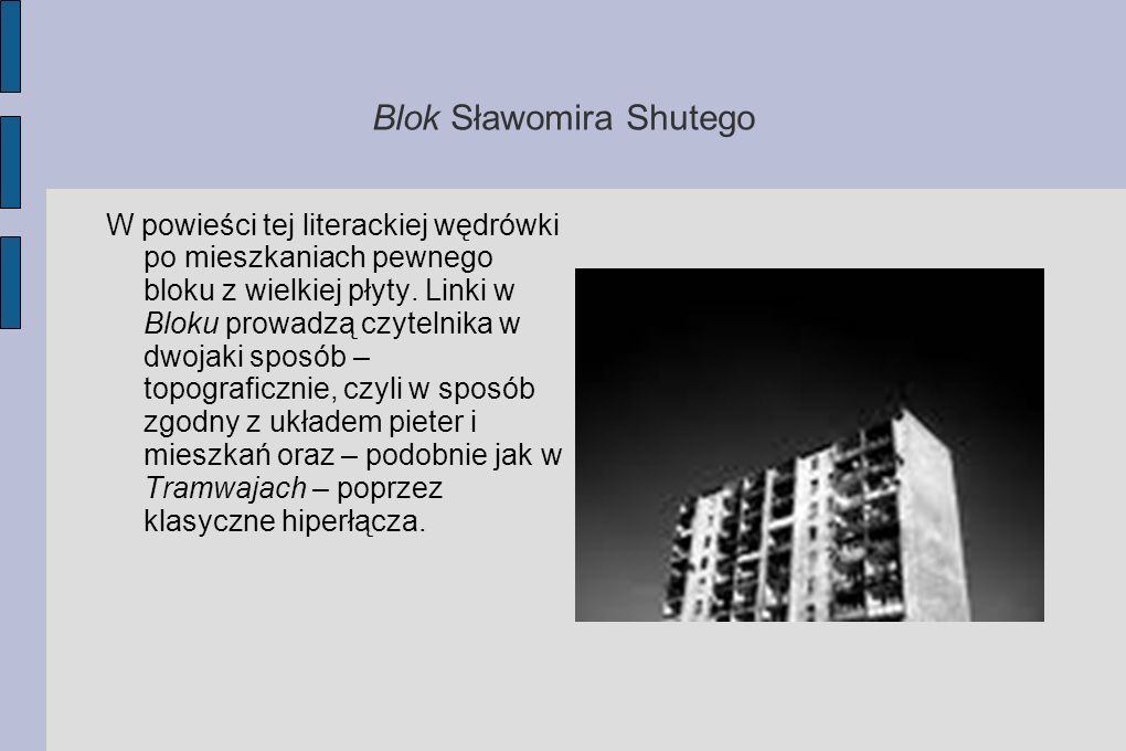 Blok Sławomira Shutego