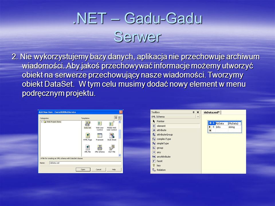 .NET – Gadu-Gadu Serwer