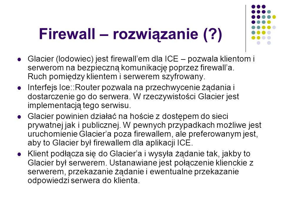 Firewall – rozwiązanie ( )