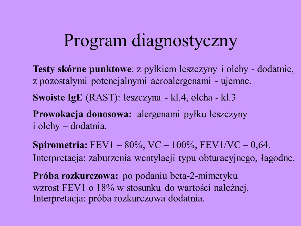 Program diagnostyczny