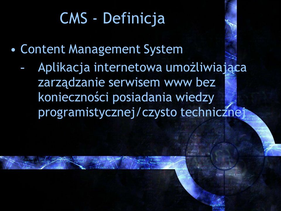 CMS - Definicja Content Management System