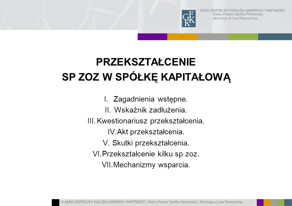 Nowe Regulacje Prawne W Sektorze Ochrony Zdrowia Małgorzata Kałuża Anna Dyląg Zielona Góra 17 7730