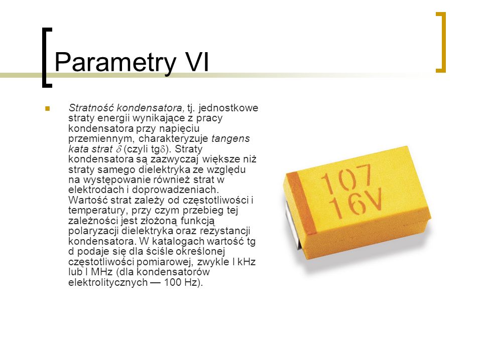 Parametry VI