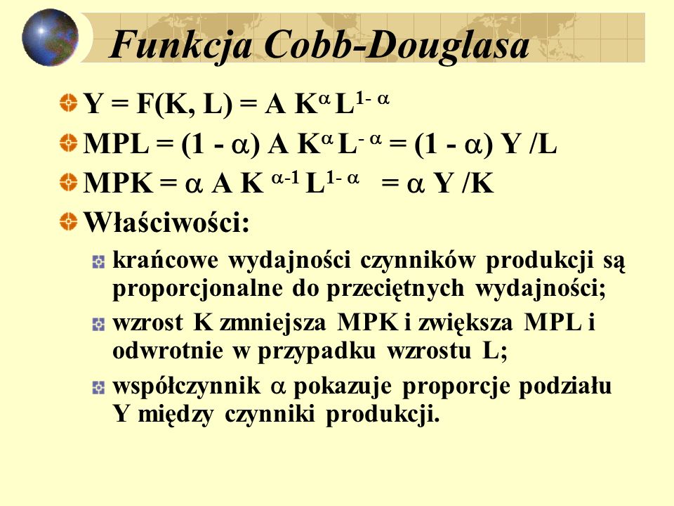 Funkcja Cobb-Douglasa