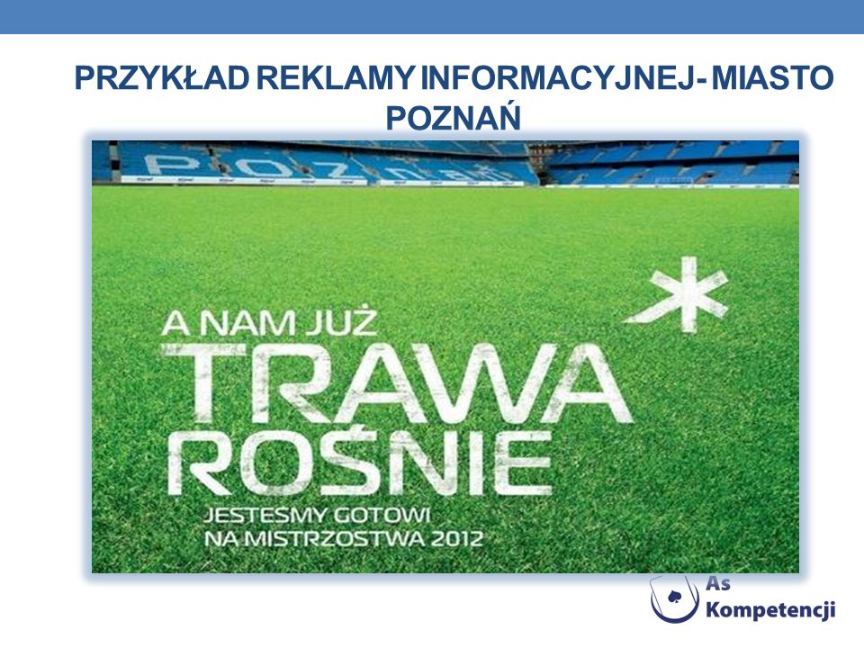 Przykład reklamy informacyjnej- Miasto Poznań