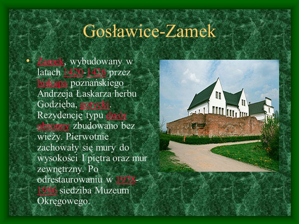 Gosławice-Zamek