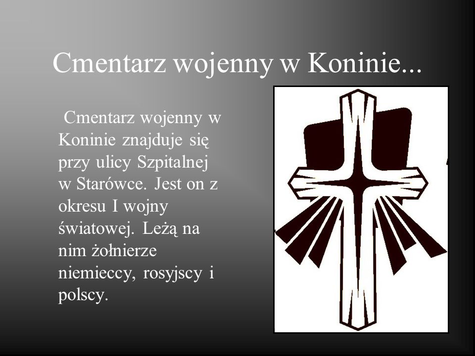Cmentarz wojenny w Koninie...