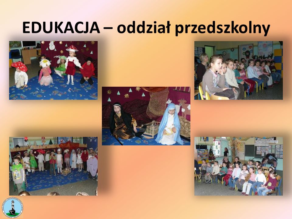 EDUKACJA – oddział przedszkolny