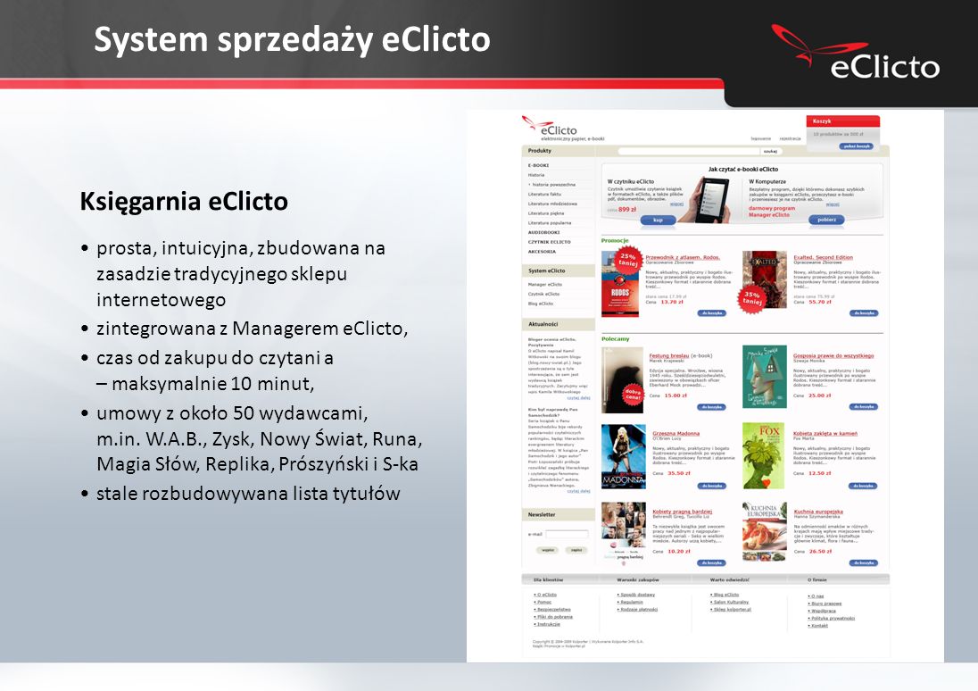 System sprzedaży eClicto