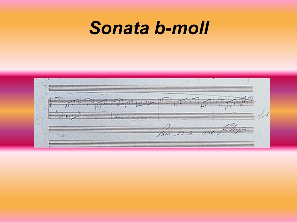 Sonata b-moll