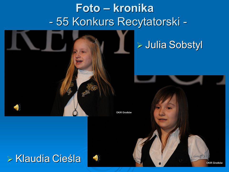 Foto – kronika - 55 Konkurs Recytatorski -