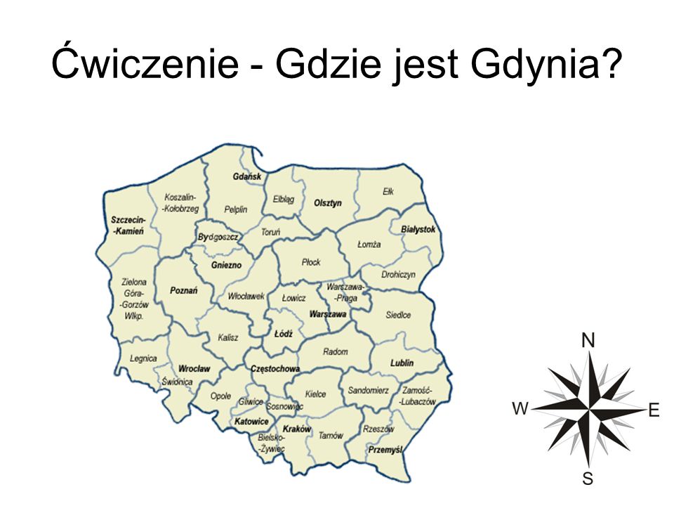 Ćwiczenie - Gdzie jest Gdynia