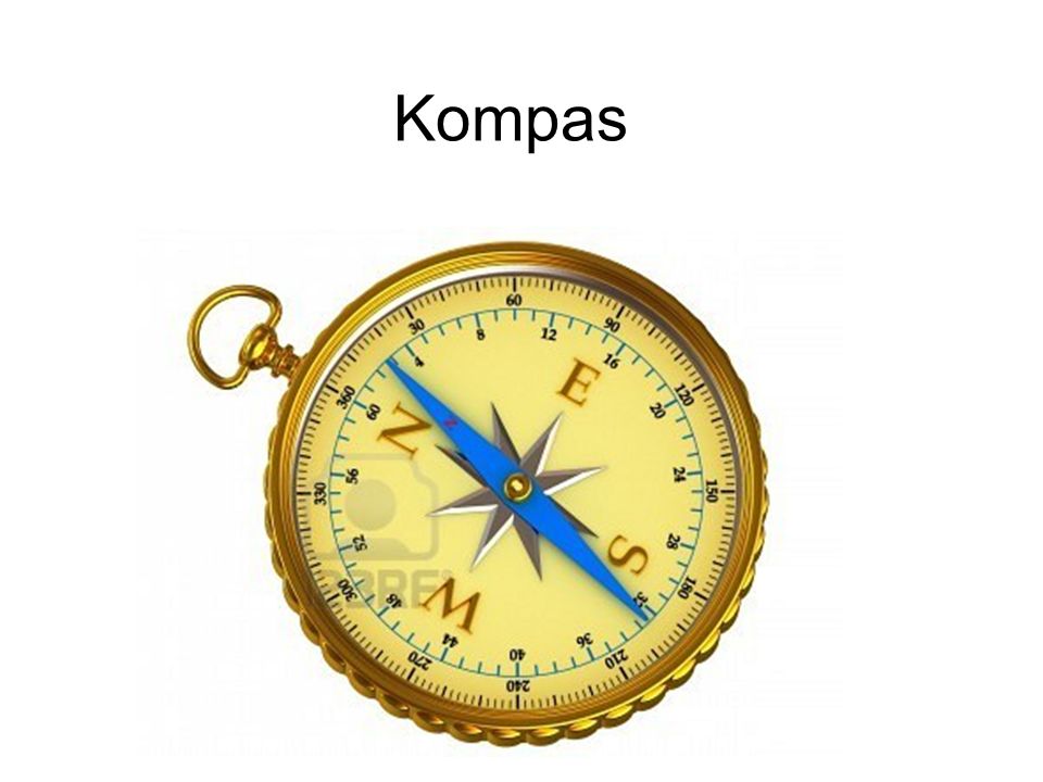 Kompas Kompas to przyrząd nawigacyjny służący do wyznaczania bieżącego kierunku południka magnetycznego.