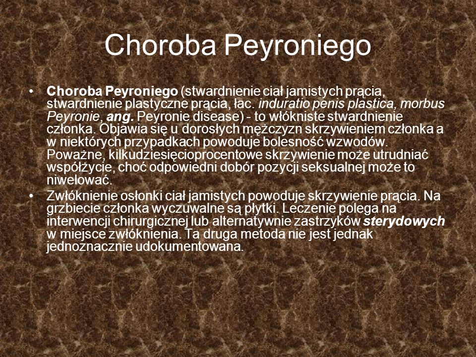 Choroba Peyroniego