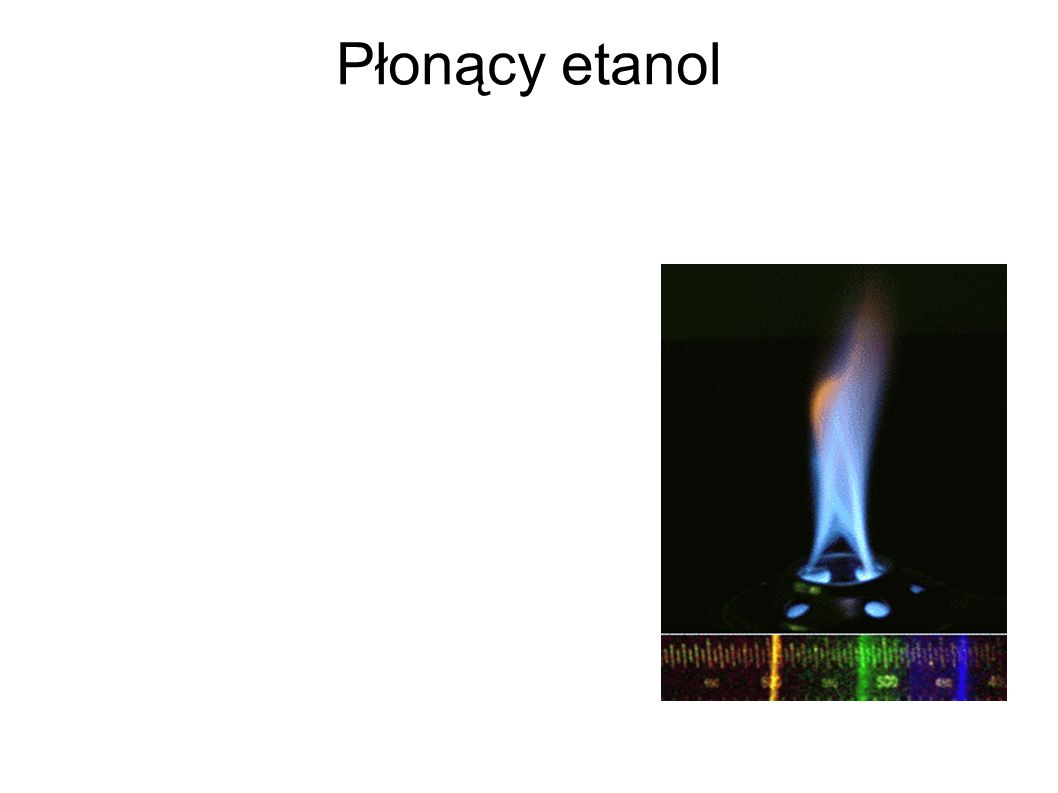 Płonący etanol