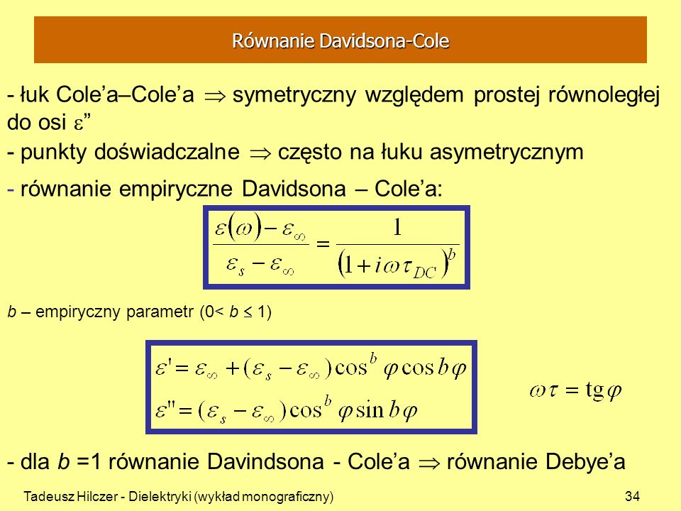 Równanie Davidsona-Cole