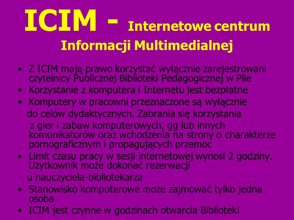 ICIM - Internetowe centrum Informacji Multimedialnej
