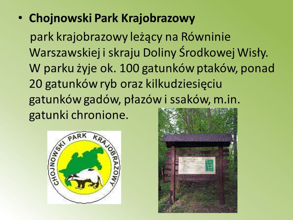 Chojnowski Park Krajobrazowy