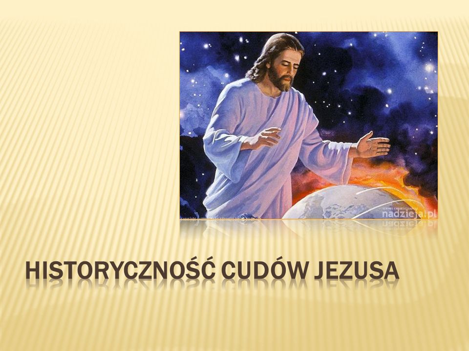 Historyczność cudów Jezusa