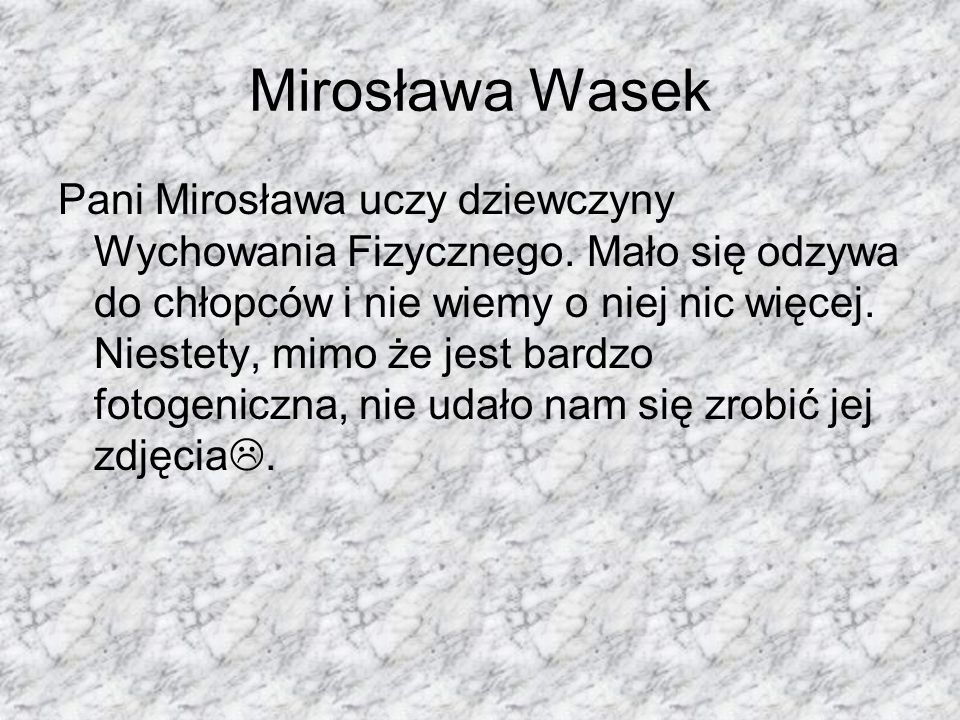 Mirosława Wasek