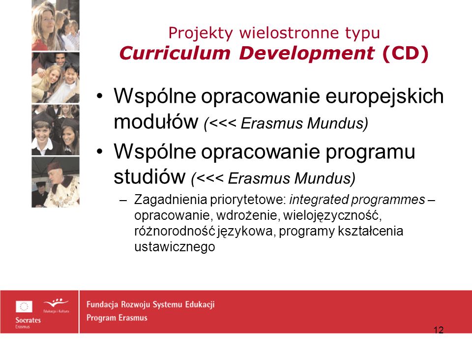Projekty wielostronne typu Curriculum Development (CD)