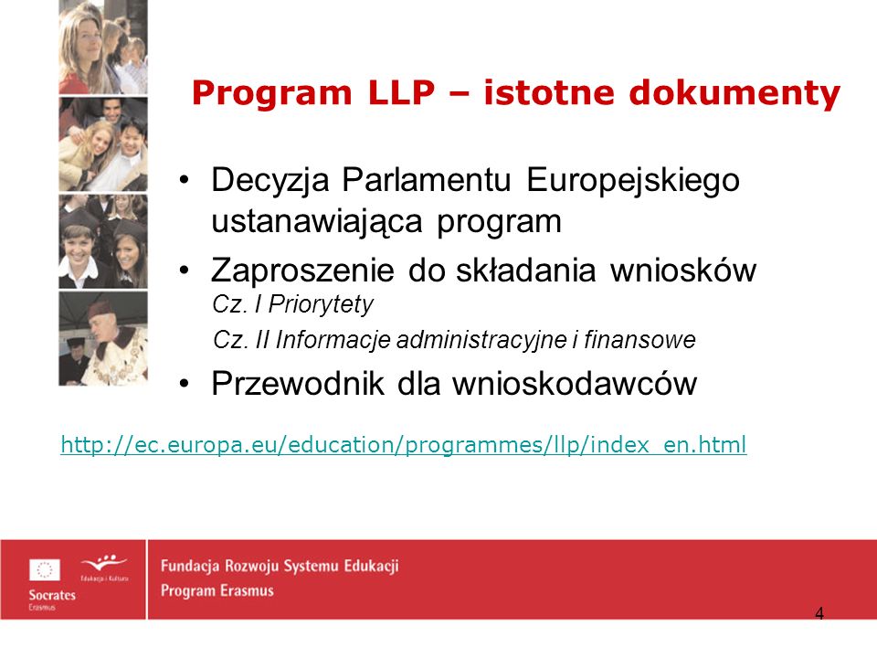 Program LLP – istotne dokumenty