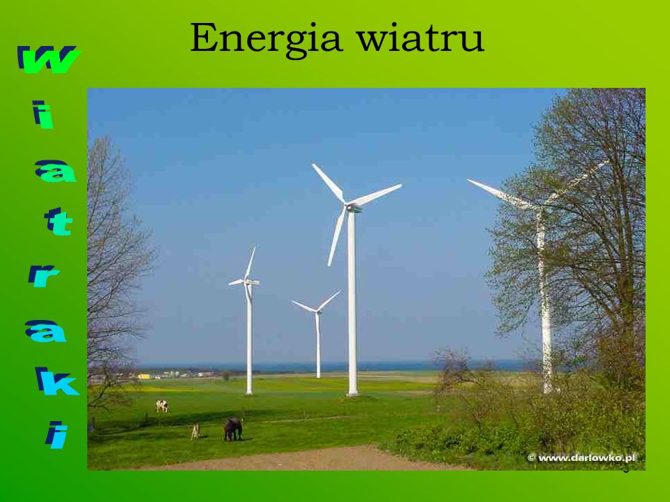 Energia wiatru Wiatraki
