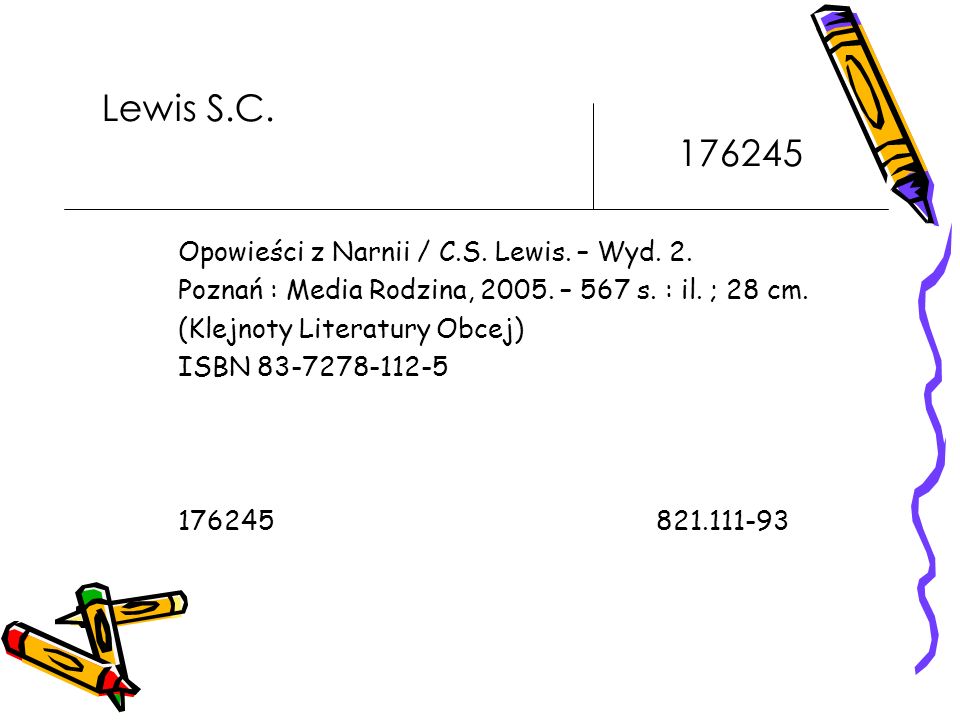 Lewis S.C Opowieści z Narnii / C.S. Lewis. – Wyd. 2.