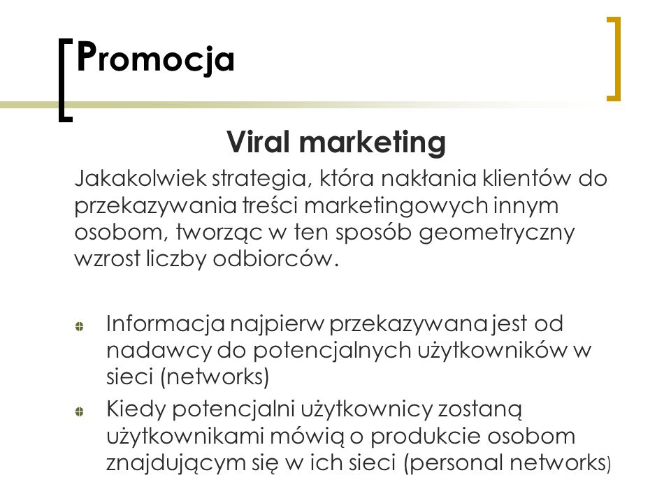 Promocja Viral marketing