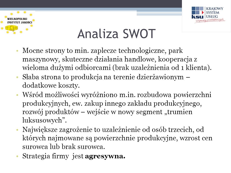 Analiza SWOT