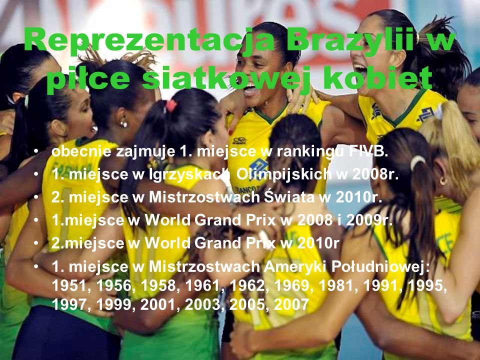 Reprezentacja Brazylii w piłce siatkowej kobiet