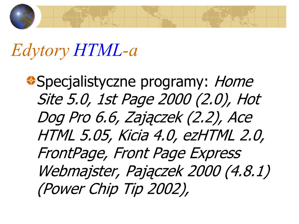 Edytory HTML-a