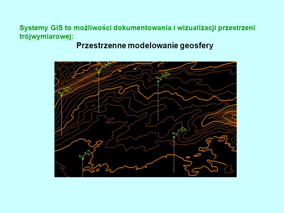 Systemy GIS to możliwości dokumentowania i wizualizacji przestrzeni trójwymiarowej: Przestrzenne modelowanie geosfery