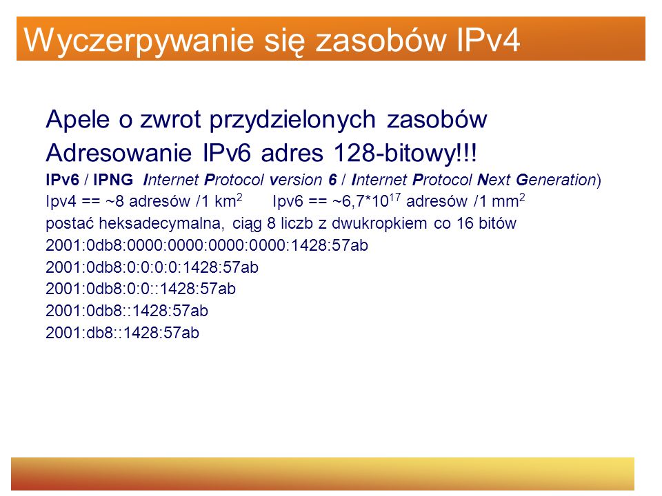 Wyczerpywanie się zasobów IPv4