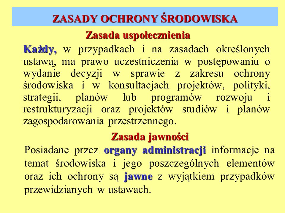 Prawo ochrony środowiska ppt pobierz