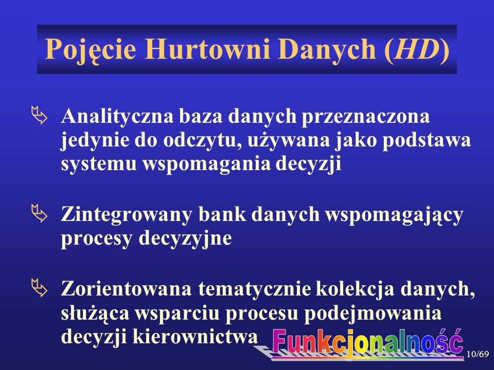Pojęcie Hurtowni Danych (HD)