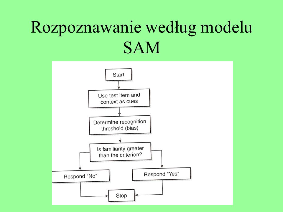 Rozpoznawanie według modelu SAM