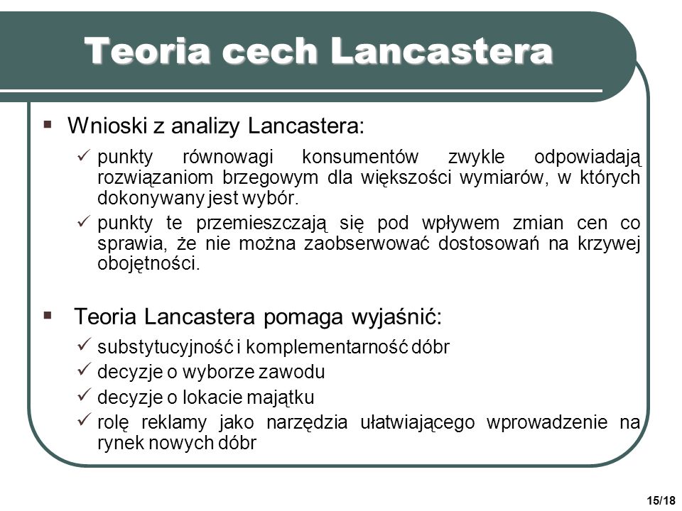 Teoria cech Lancastera