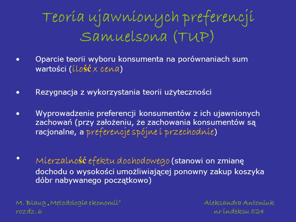 Teoria Zachowania Konsumenta - Ppt Pobierz