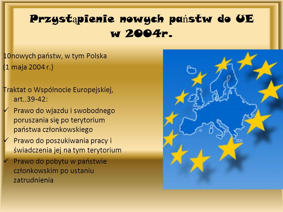 Przystąpienie nowych państw do UE w 2004r.